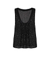 Черный топ в пайетку Черный топ в пайетку