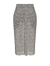 Серая юбка-миди из кружева Серая юбка-миди из кружева